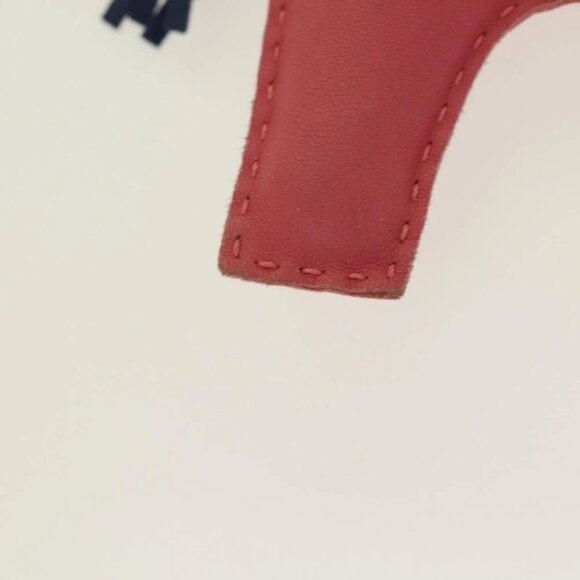 HERMES Rodeo Charm Leather Pink Auth - Picture 7 of 14